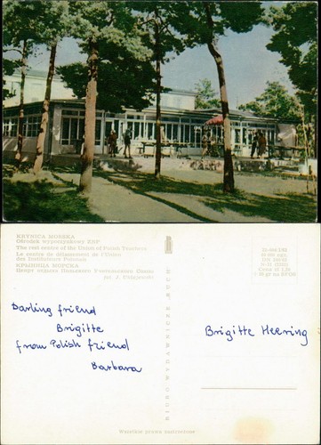 Postcard kahlberg krynica - postcard,