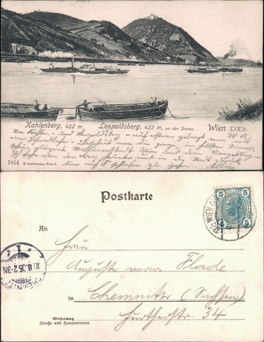 Ansichtskarte döbling wien - ansichtskarte, döbling-wien