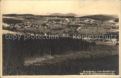 Schellerhau vom kahlberg aus - schellerhau,