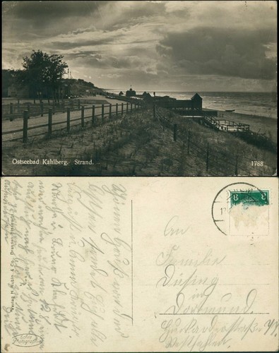 Postcard kahlberg krynica - postcard,